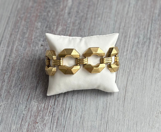 Yochi - Thick Link Chain Bracelet - KJ Clothier