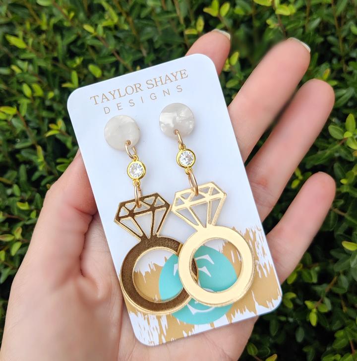 Put A Ring On It Drop Earrings