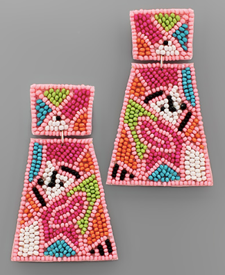 Pop Art Lip Earrings