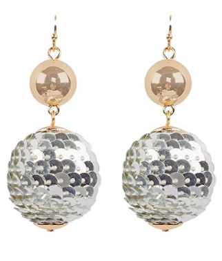 Disco Ball Sequin Earrings