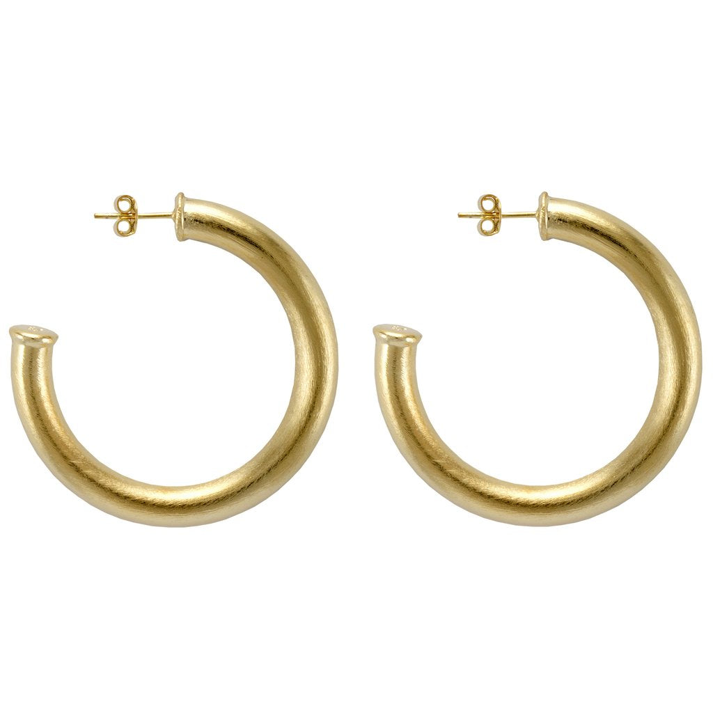 Sheila Fajl - Chantal Hoops - Brushed Gold