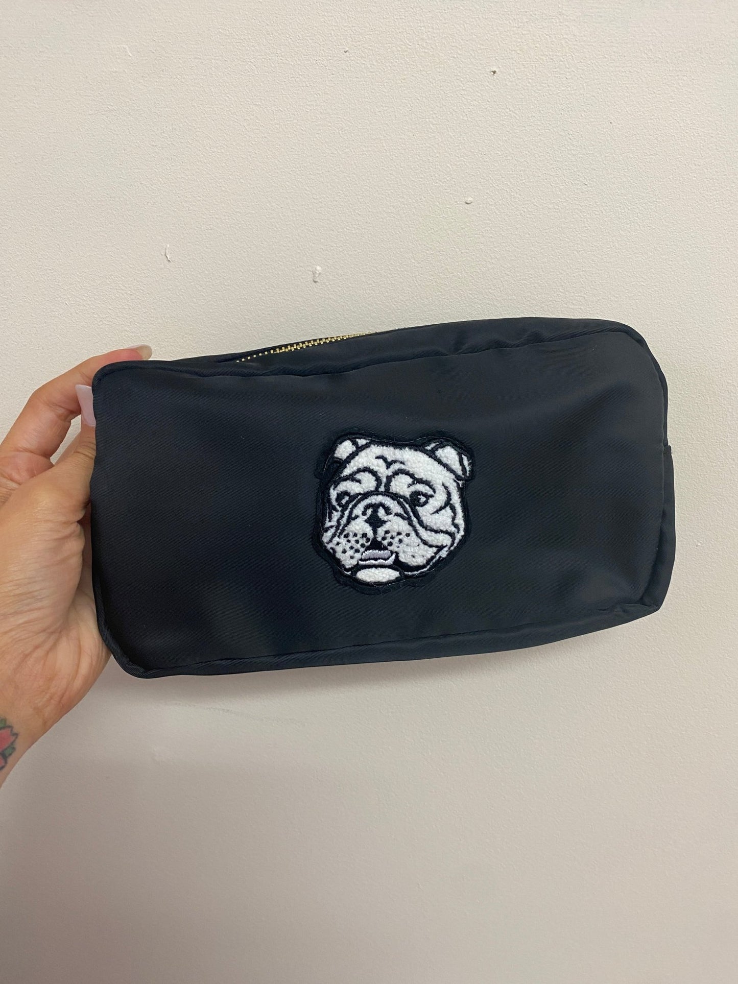 Bulldog Toiletry Bag - Black - KJ Clothier