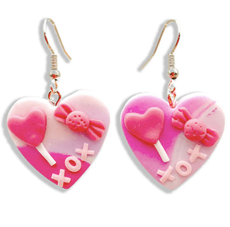Clay Heart Earrings - KJ Clothier