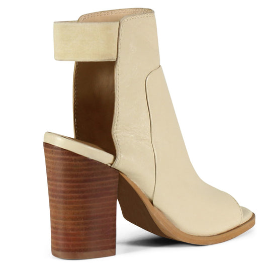 Diba True - Insta Gate Bootie - Beige Leather - KJ Clothier