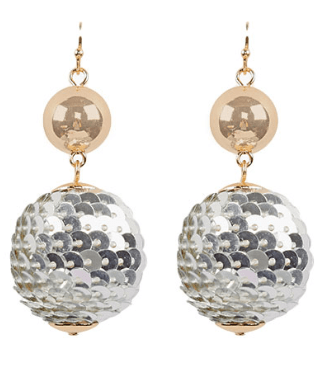 Disco Ball Sequin Earrings - KJ Clothier