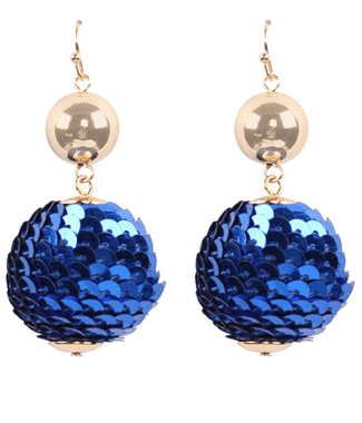 Disco Ball Sequin Earrings - KJ Clothier
