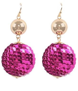 Disco Ball Sequin Earrings - KJ Clothier