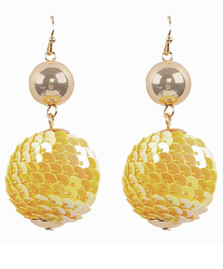 Disco Ball Sequin Earrings - KJ Clothier
