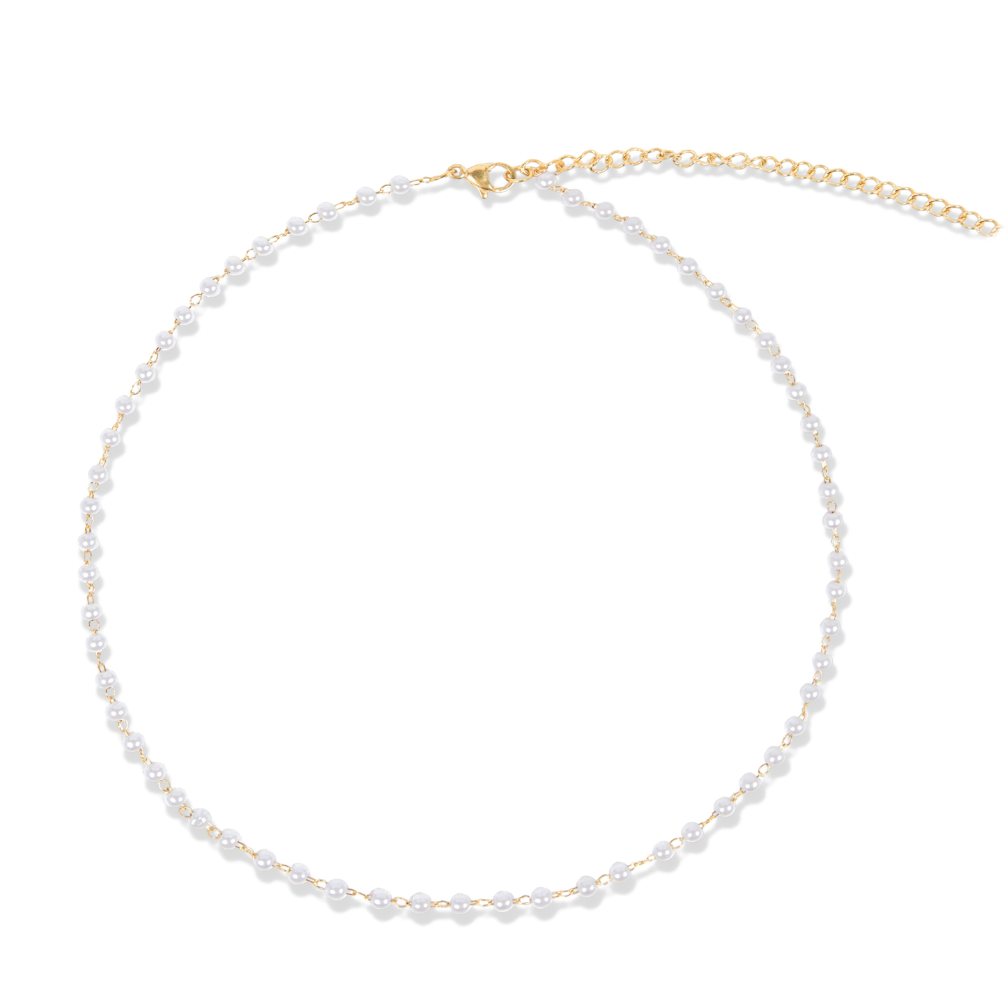Ellie Vail - Sheena Dainty Pearl Choker Necklace