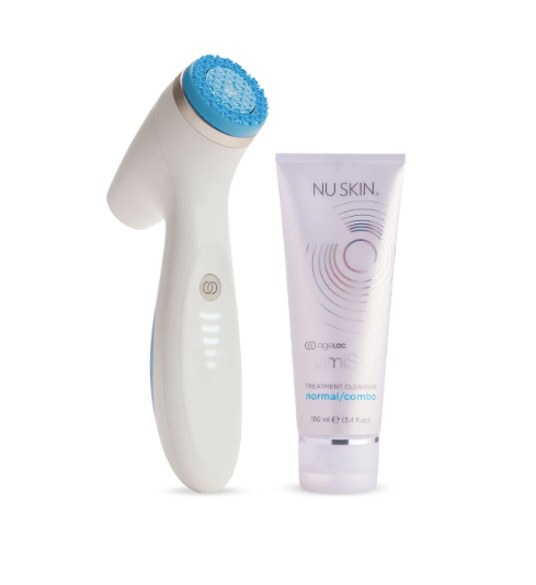 NuSkin - ageLOC® LumiSpa® iO - Blue w/ Cleanser - KJ Clothier