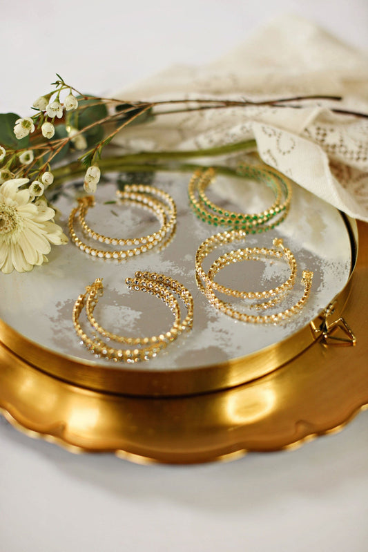 Tatum James Designs - Haile Stone Hoops - KJ Clothier