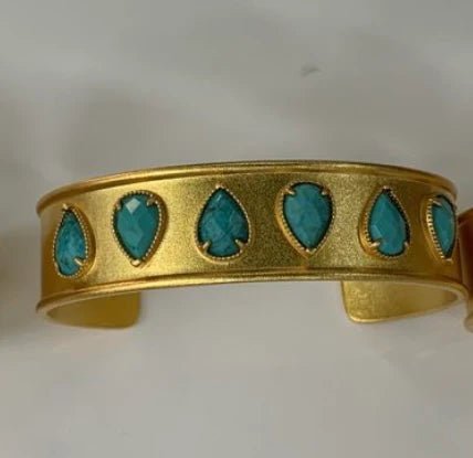 Tatum James Designs - Madison 6 Stone Cuff - KJ Clothier