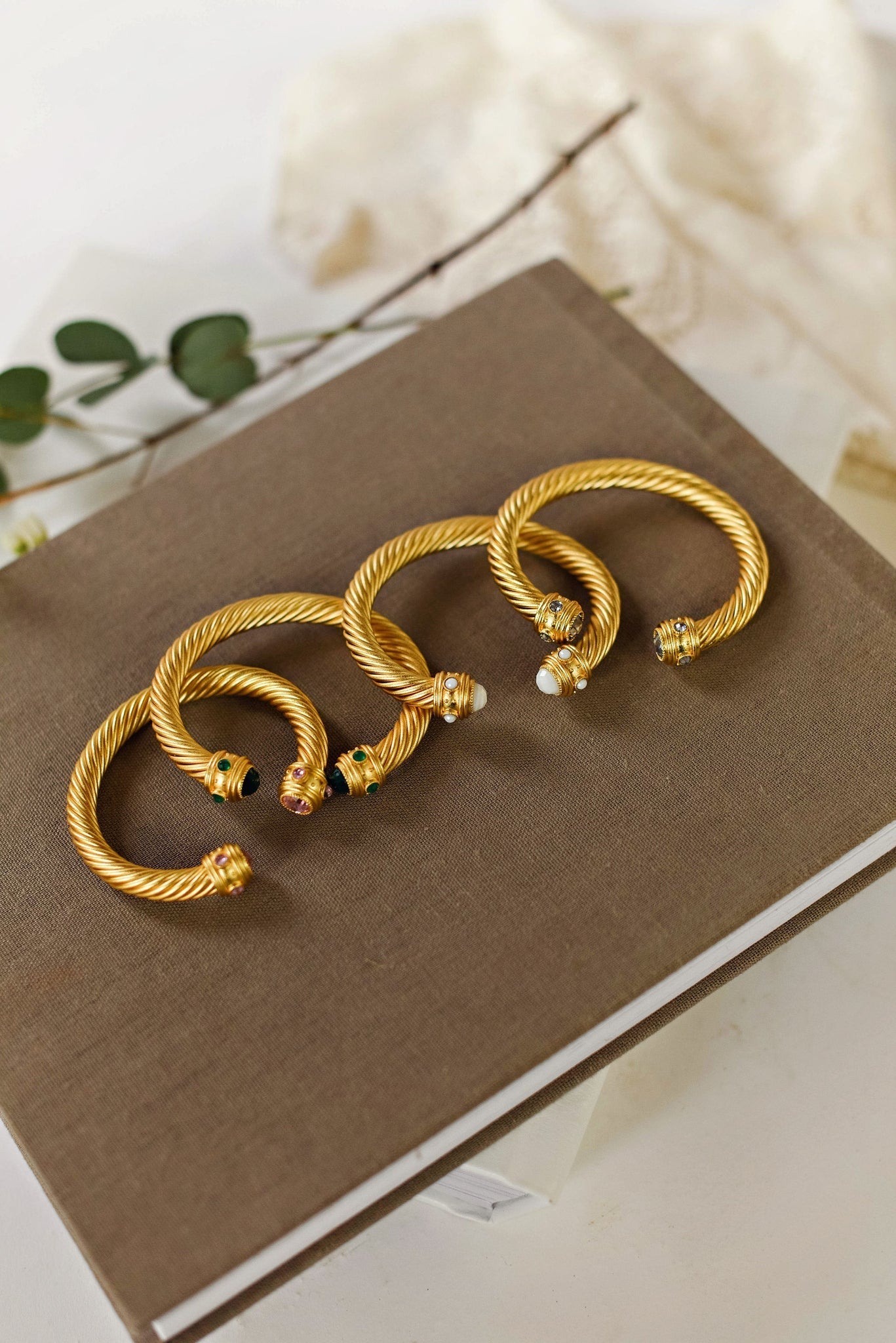 Tatum James Designs - Tiffani Stone Cuff - KJ Clothier