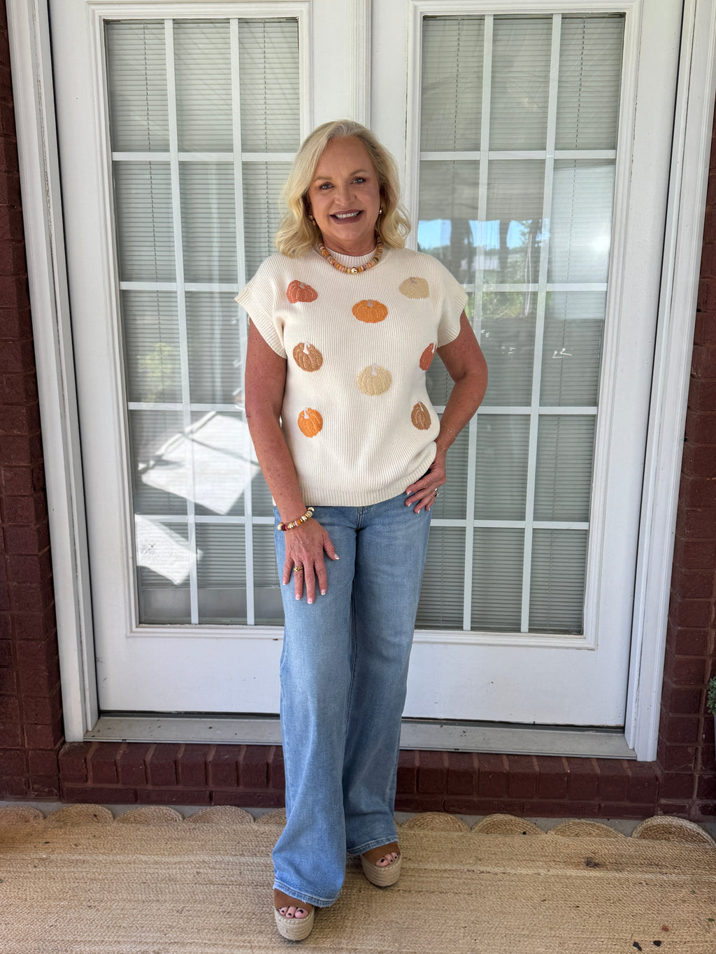 Mary Square - Josie Mini Pumpkin Sweater