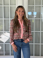 Mary Square - Naomi Blouse - Ashdown Abbey Cocoa