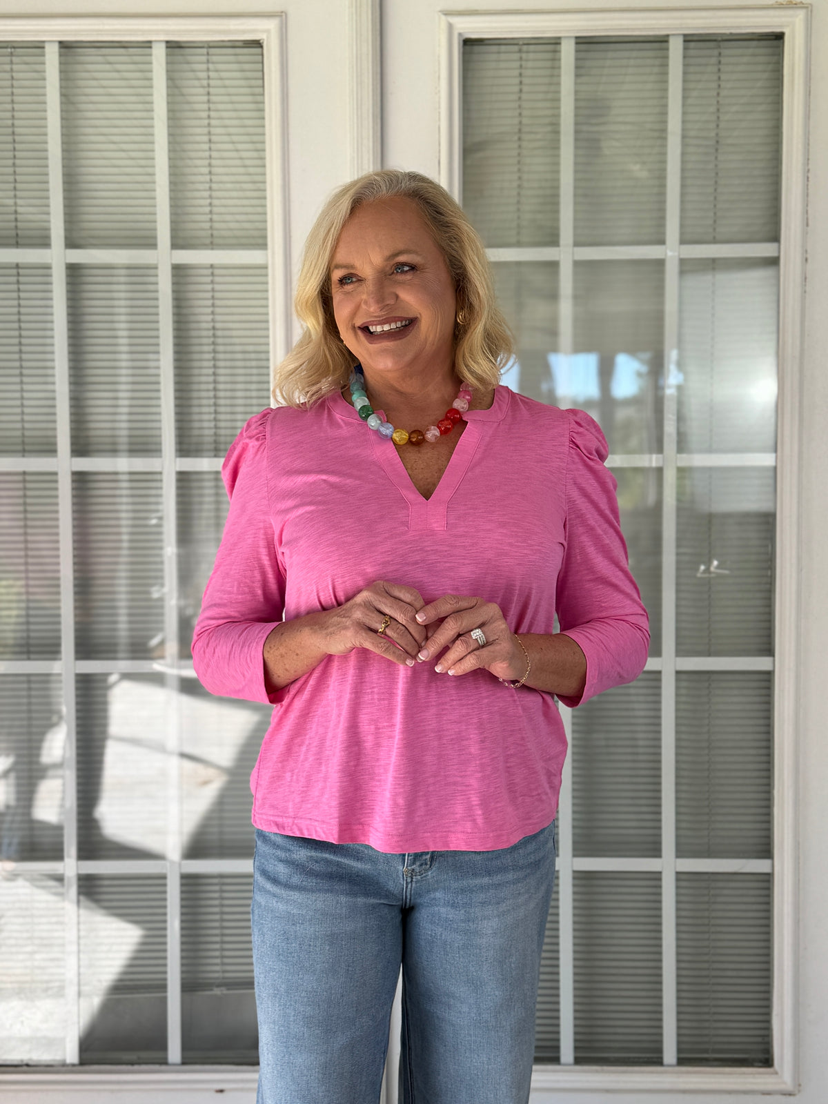 Mary Square - Adelyn Tee - Rose