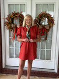 Changing Seasons Dress - Rust