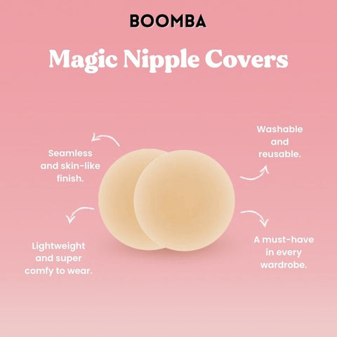 BOOMBA - Magic Nipple Covers - Beige