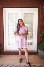 Mary Square - Team Toile Dress - Red