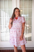 Mary Square - Team Toile Dress - Red