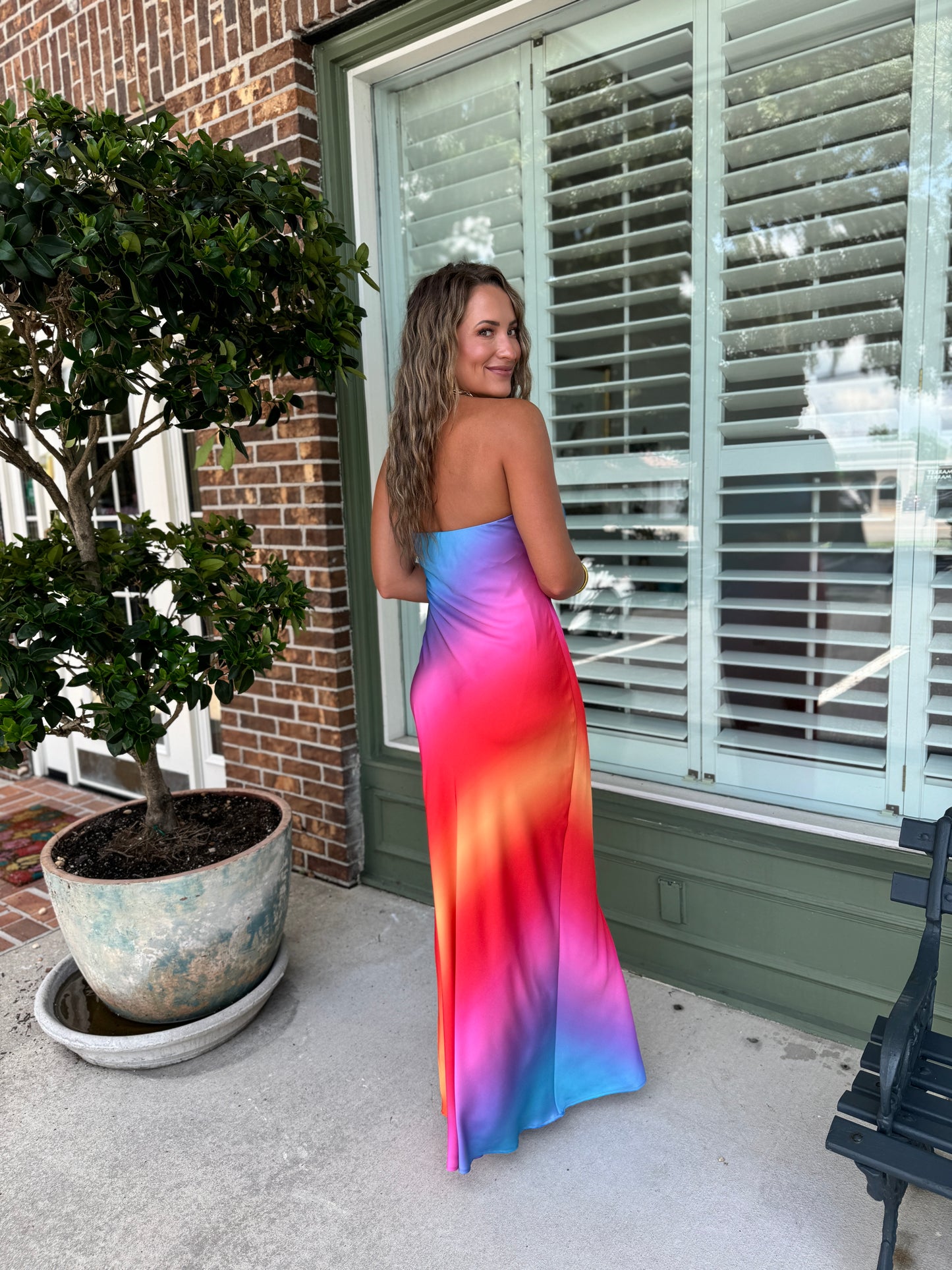 Show Me Your MuMu - Taylor Tube Dress - Sunset Ombre