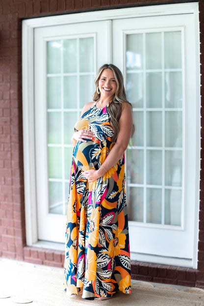 Mango Printed Maxi Dress
