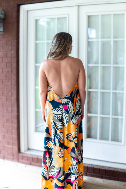 Mango Printed Maxi Dress