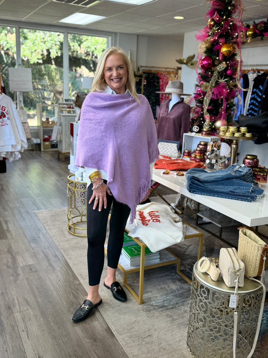 Grab and Go Poncho - Mauve