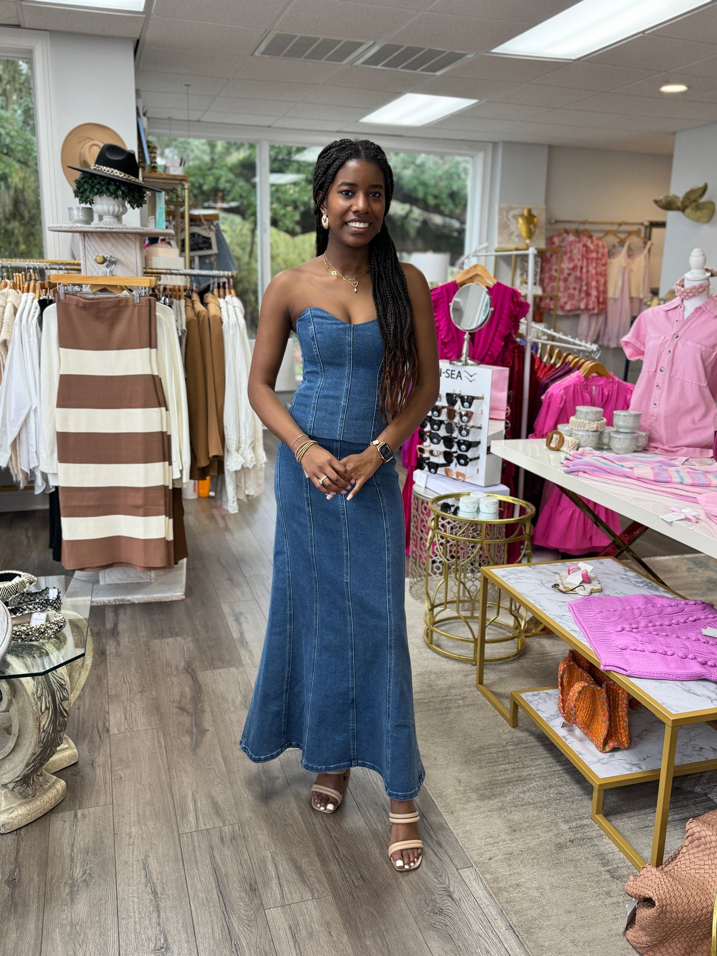 Show Me Your MuMu - Baton Rouge Top - Blue Indigo