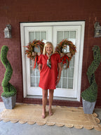 Changing Seasons Dress - Rust