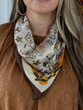 Printed Western Scarf