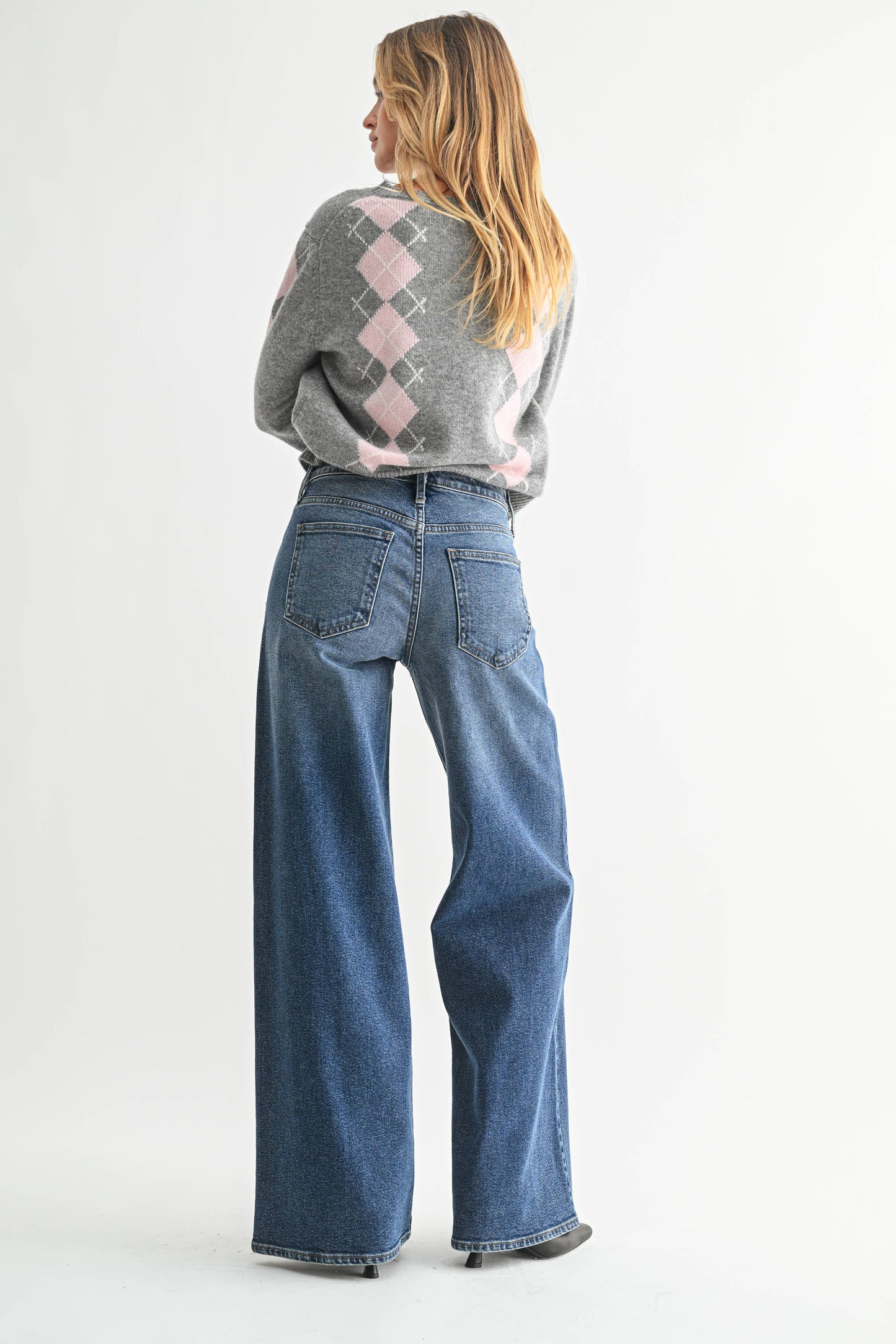 Ultra Wide Leg Denim Jeans