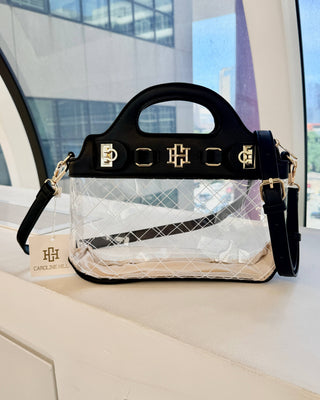 Ivy Clear Bag - Black