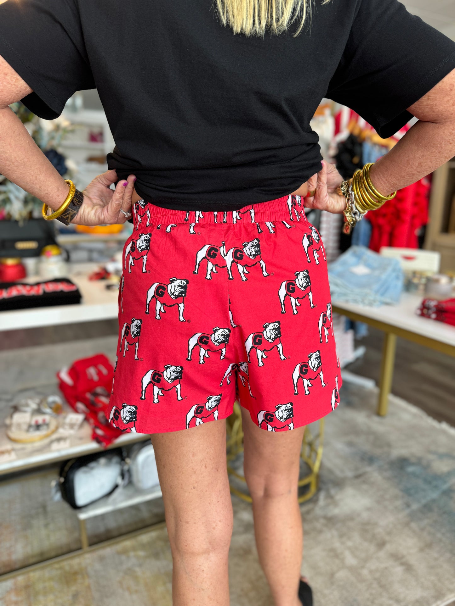 Stewart Simmons - Standing Dawg Poplin Shorts