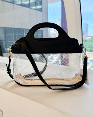 Ivy Clear Bag - Black