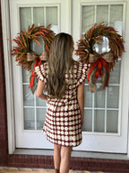 Geometric Pattern Mini Dress
