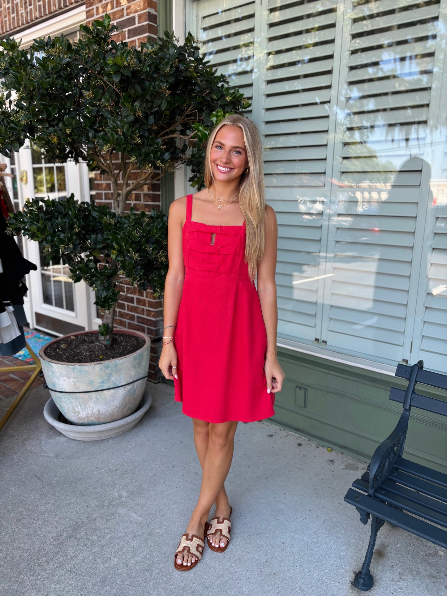 Bows and Babes Dress - Red