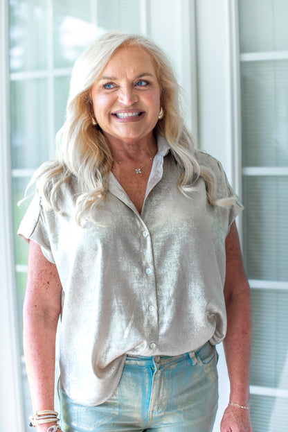 Gold Shimmer Blouse