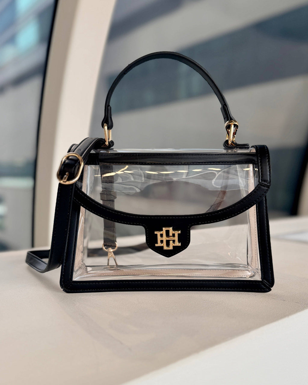 Morgan Clear Bag - Black