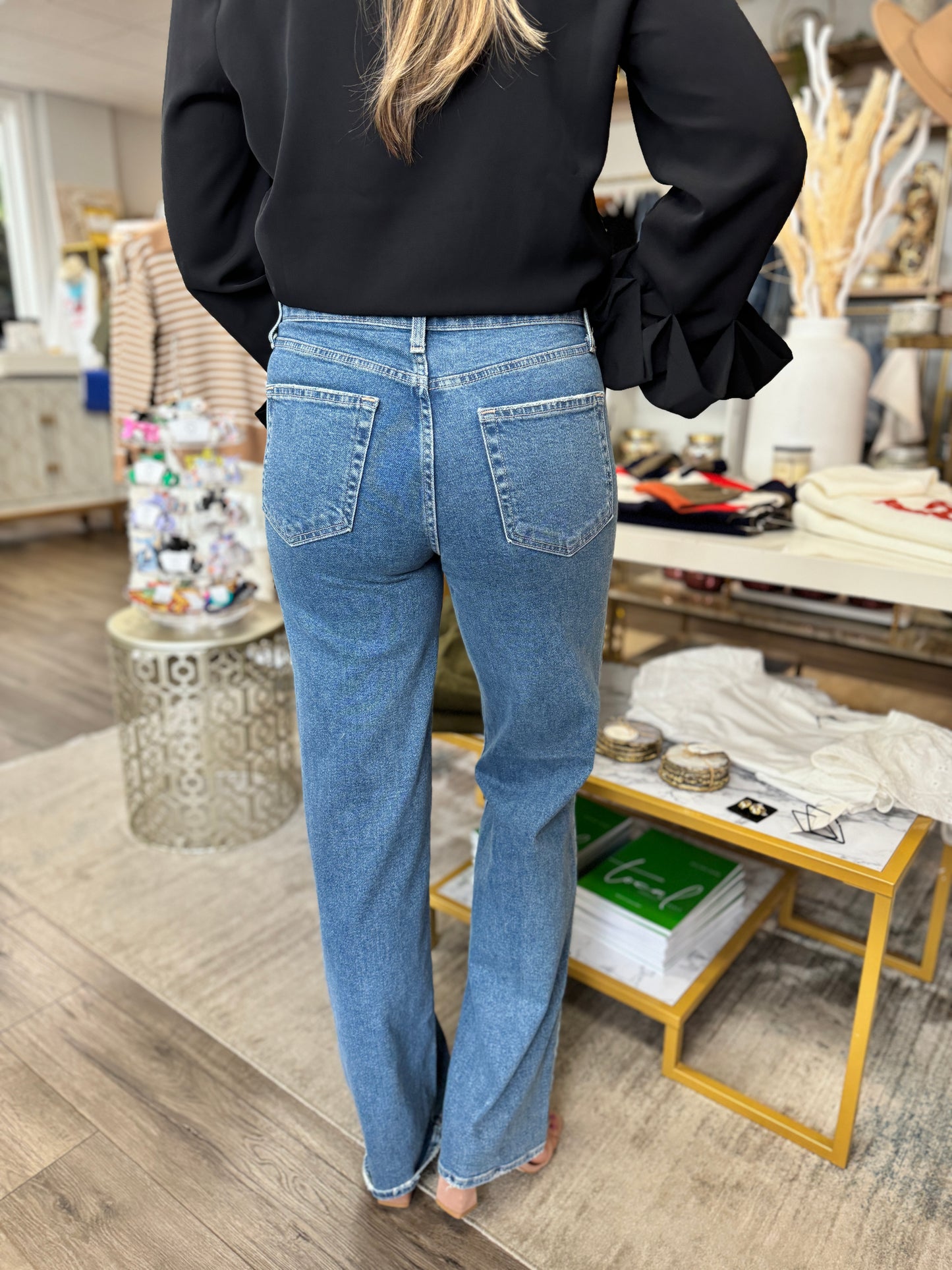 90's Loose Fit Jeans - Medium Wash