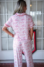 Mary Square - Charlotte PJ Set - Team Toile Red