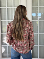 Mary Square - Naomi Blouse - Ashdown Abbey Cocoa