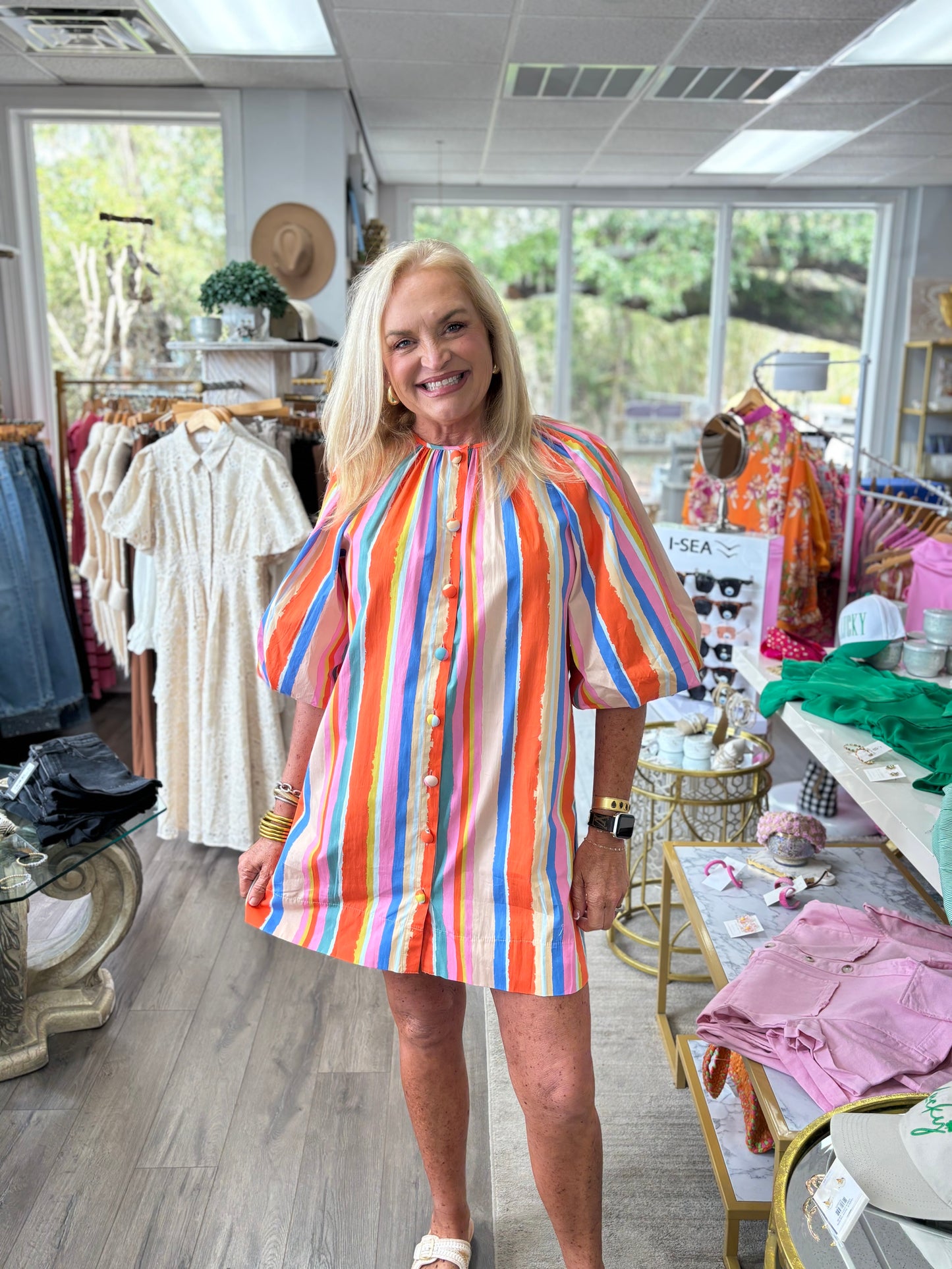 Happiness In Stripes Dress