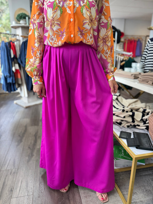 Iconic Trousers - Magenta