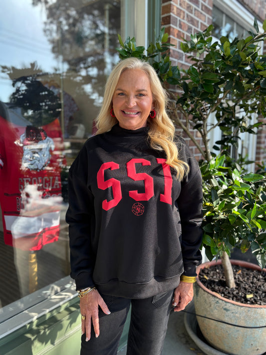 SSI Sweatshirt - Black & Red