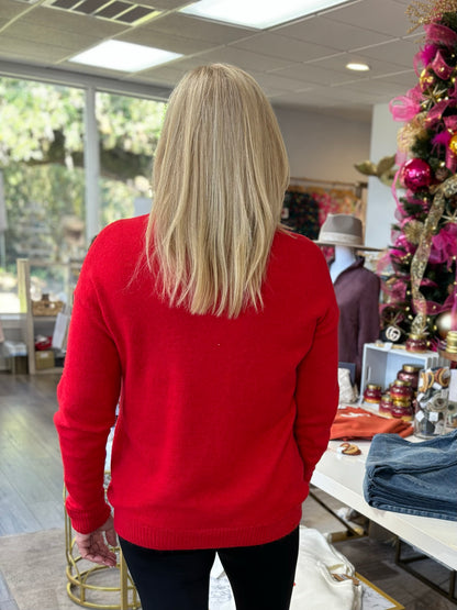 Show Me Your MuMu - Feel Good Sweater - Red Knit