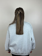 GEORGIA Reversible Mock Neck Sweatershirt - Gray