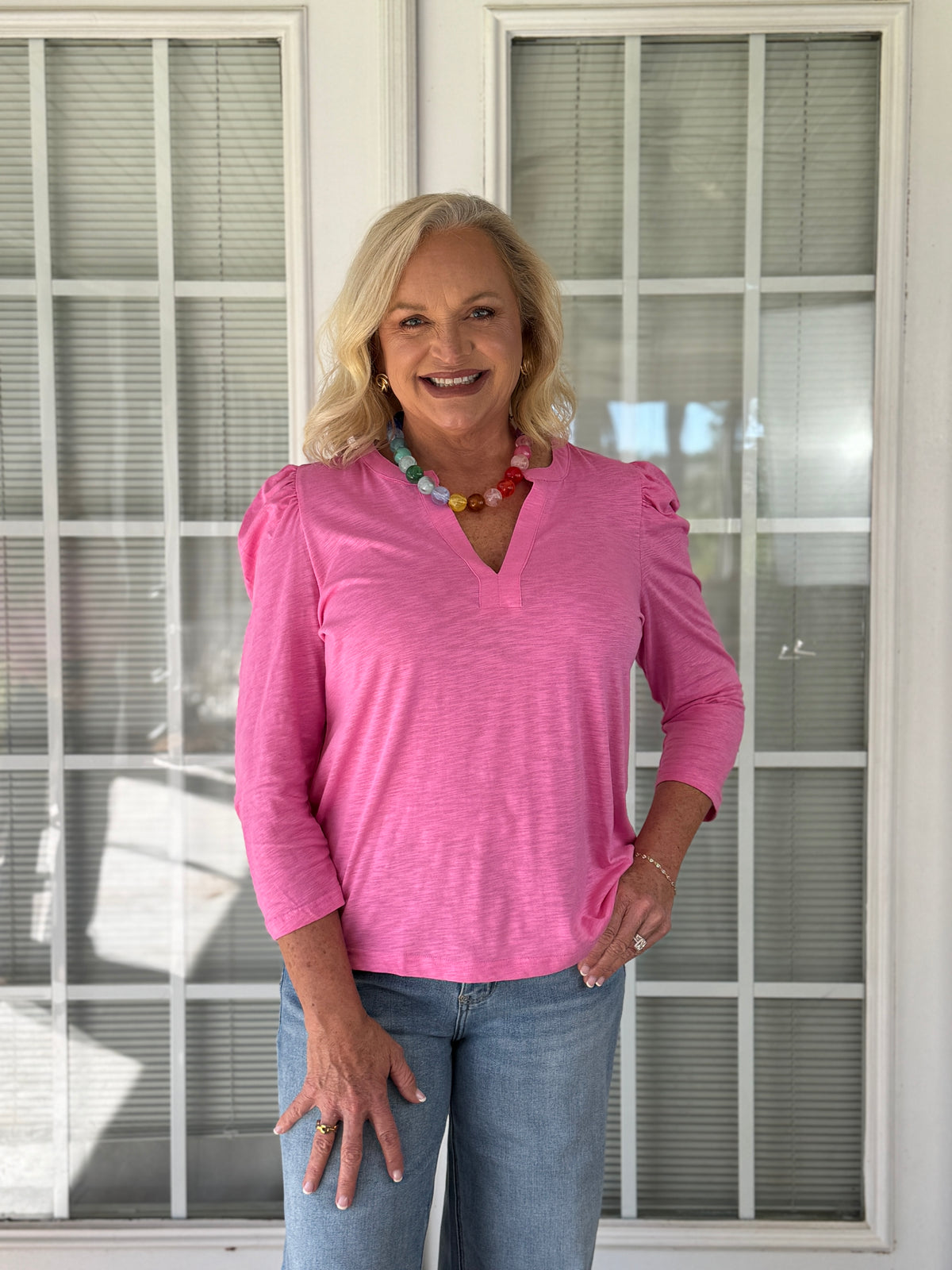 Mary Square - Adelyn Tee - Rose