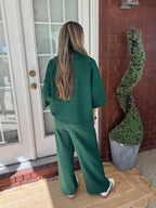 Day To Night Pants Set - Green