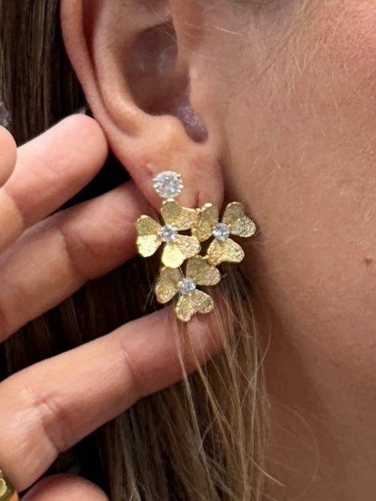 Flower Cluster Studs